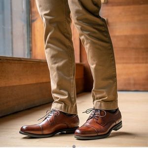 FLORSHEIM MIDTOWN CAP OXFORD COGNAC SIZE 12